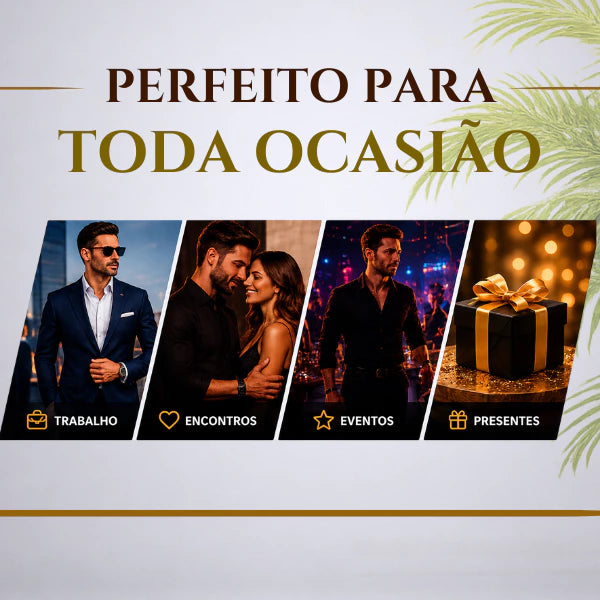 Kit de Perfumes Masculinos 4 Fragrâncias Noir Reserve