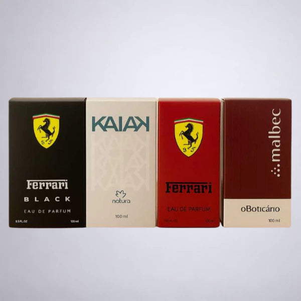 Kit de Perfumes Masculinos 4 Fragrâncias Noir Reserve