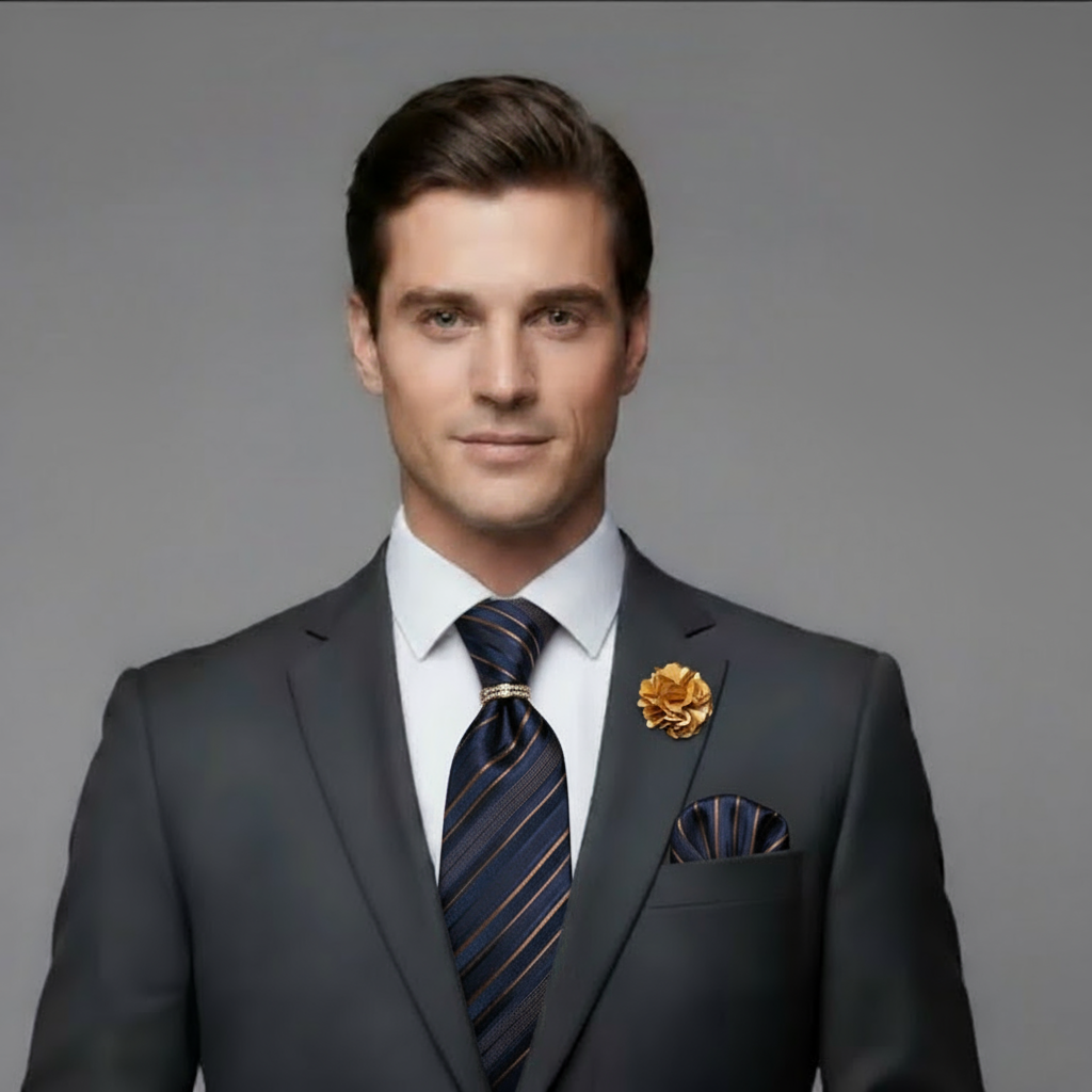 Conjunto Gravata Masculina Vittorio