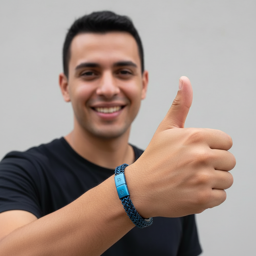 Pulseira Masculina Aço Inoxidável Kobra