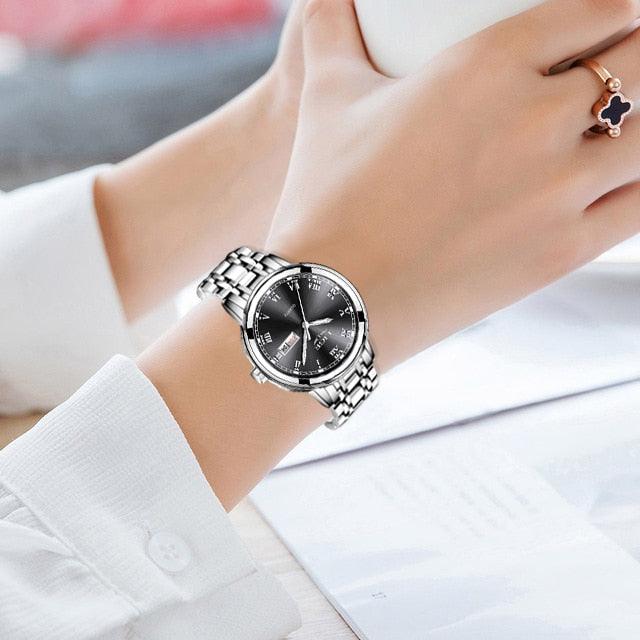 Relógio Feminino Lige L14 - Loja Bruna Modas