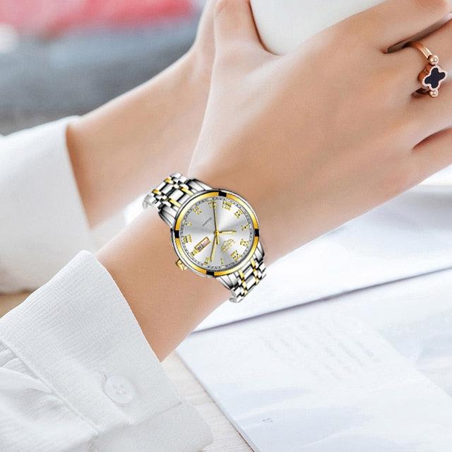 Relógio Feminino Lige L14 - Loja Bruna Modas