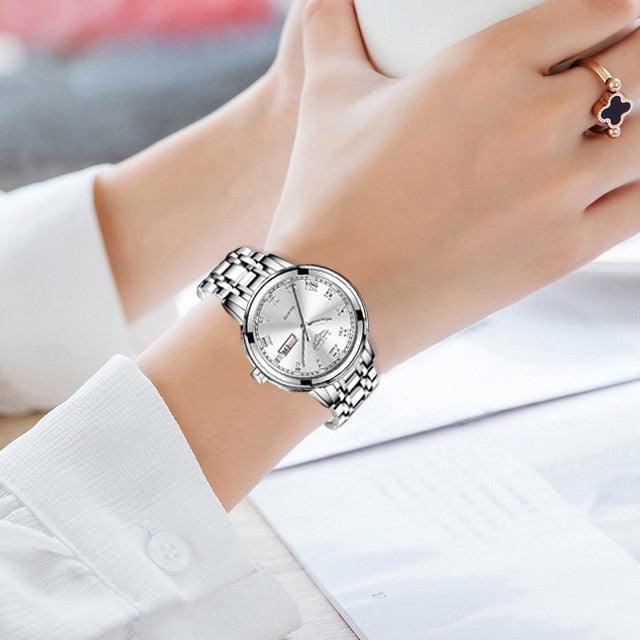 Relógio Feminino Lige L14 - Loja Bruna Modas