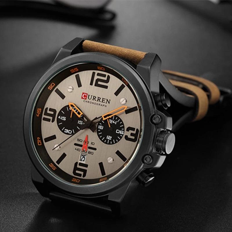 Relógio Masculino Quartzo de Luxo Premium by Loja Bruna Modas