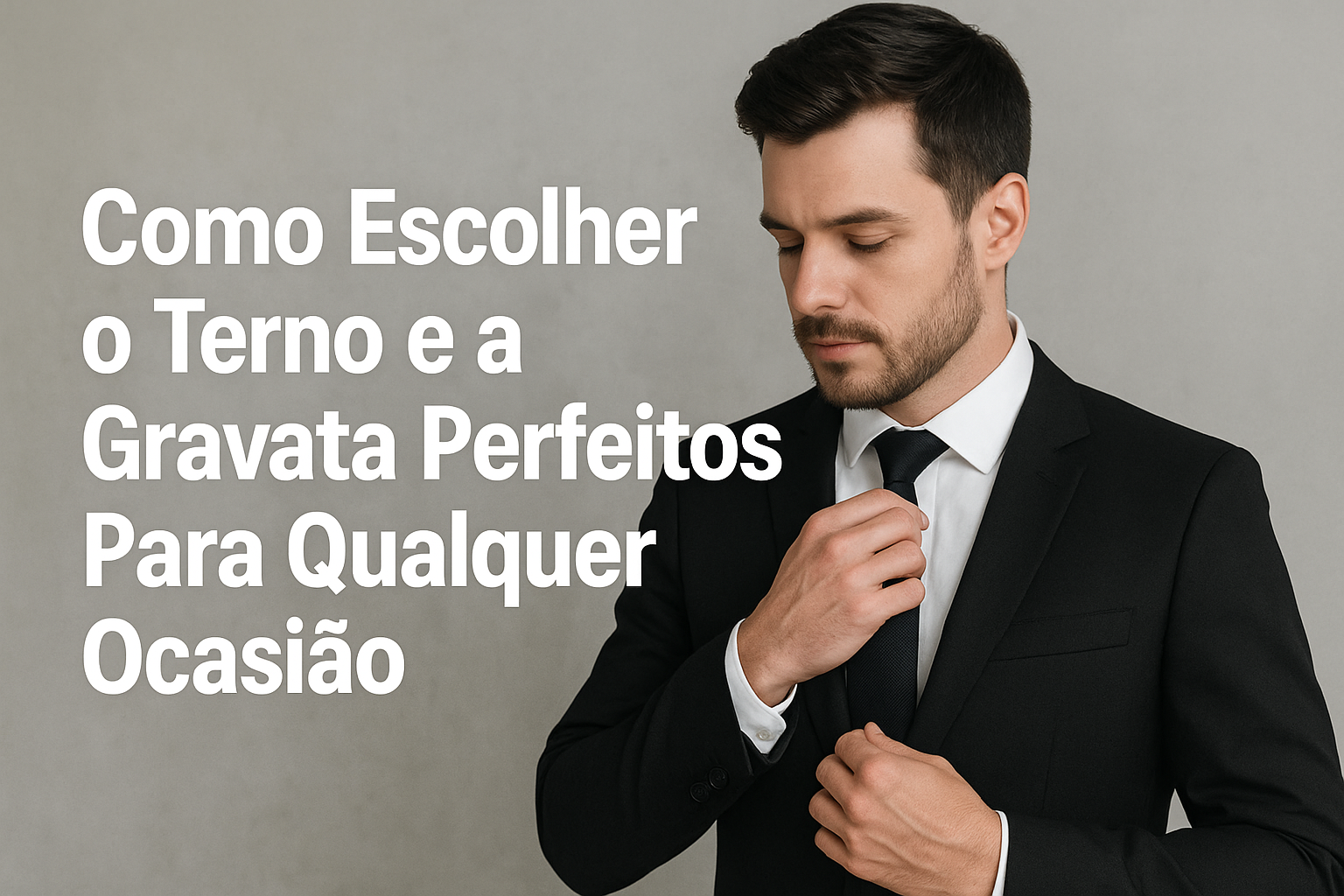 A Regra de Ouro Para Combinar Terno e Gravata Sem Errar