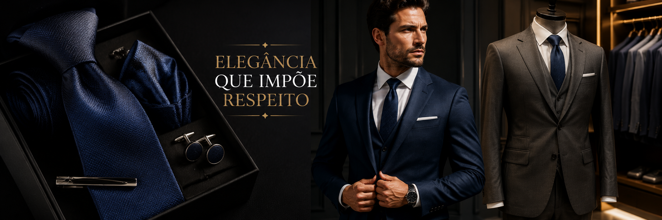 Terno masculino Slim Fit elegante para casamento e eventos formais.