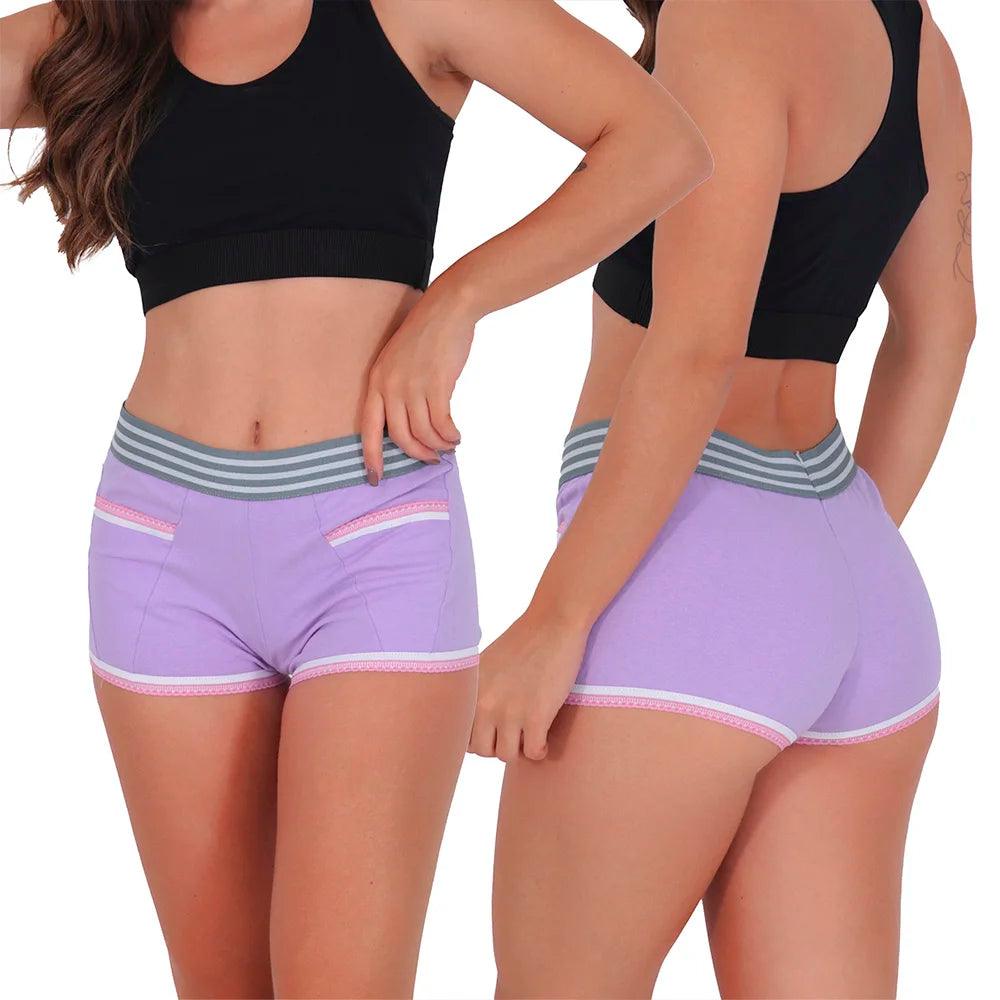 Kit 5 Calcinhas Short Algodão Penteado | Conforto e Estilo