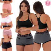Kit 5 Calcinhas Short Algodão Penteado | Conforto e Estilo