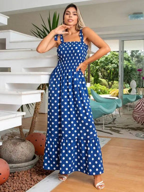 Vestido Longo Lastex com Alças Ajustáveis | Conforto e Estilo