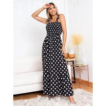 Vestido Longo Lastex com Alças Ajustáveis | Conforto e Estilo
