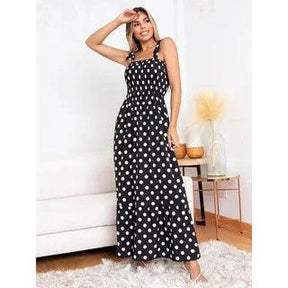Vestido Longo Lastex com Alças Ajustáveis | Conforto e Estilo