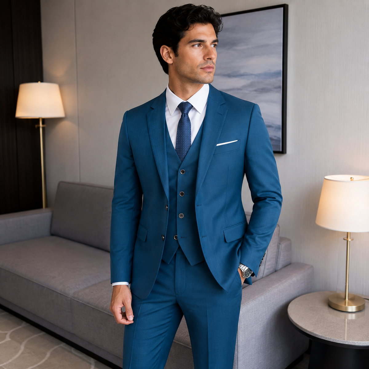 Terno Masculino Viena Elegante para Eventos e Trabalho