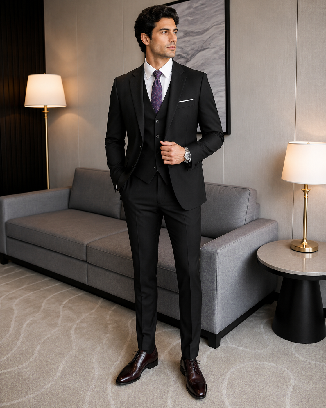 Terno Masculino Viena Elegante para Eventos e Trabalho