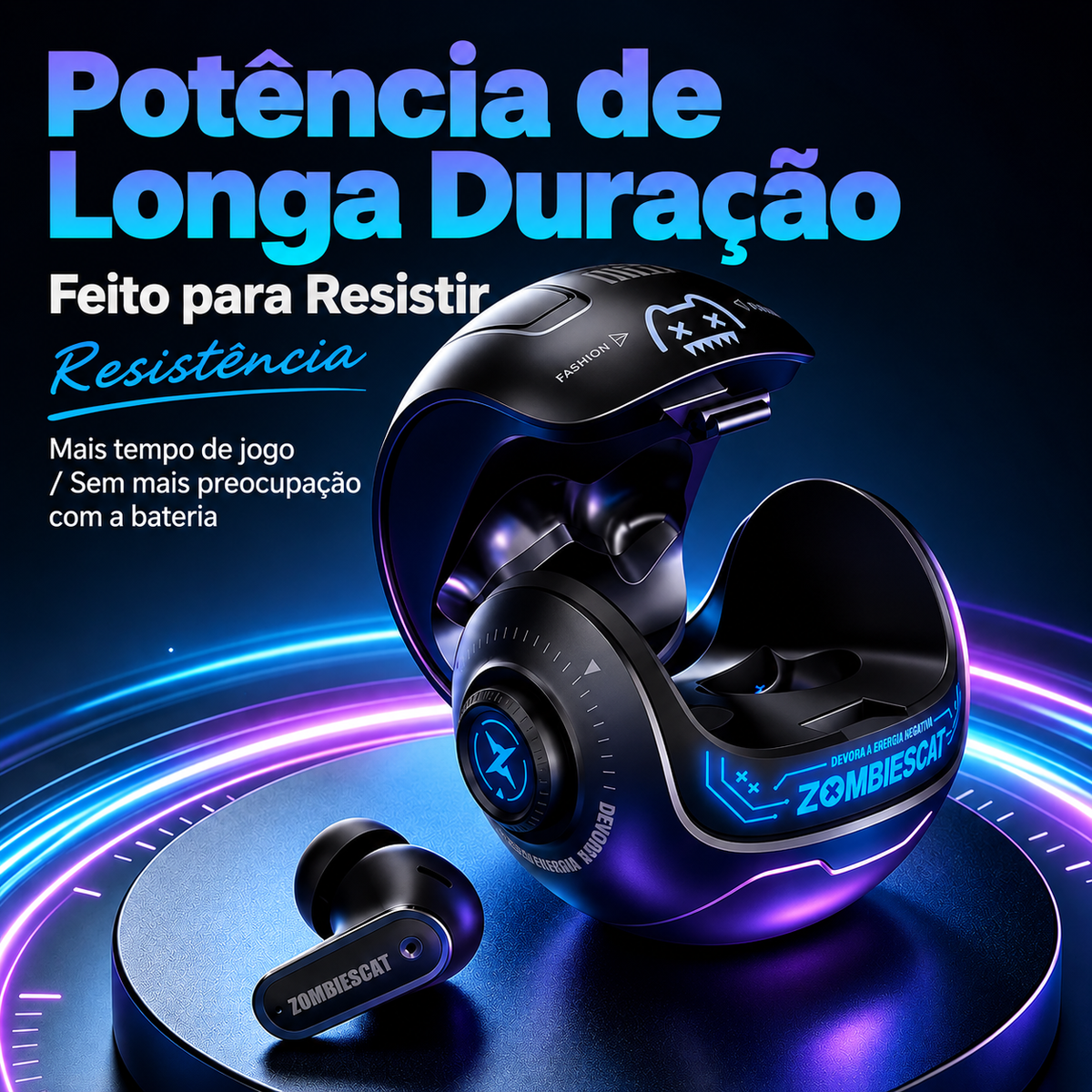 Fone de Ouvido Sem Fio ANC Neonforge