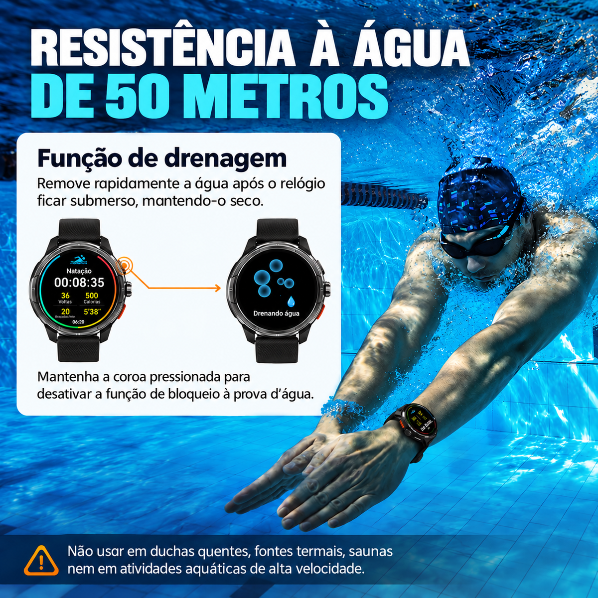 Smartwatch Esportivo GPS SolarPulse