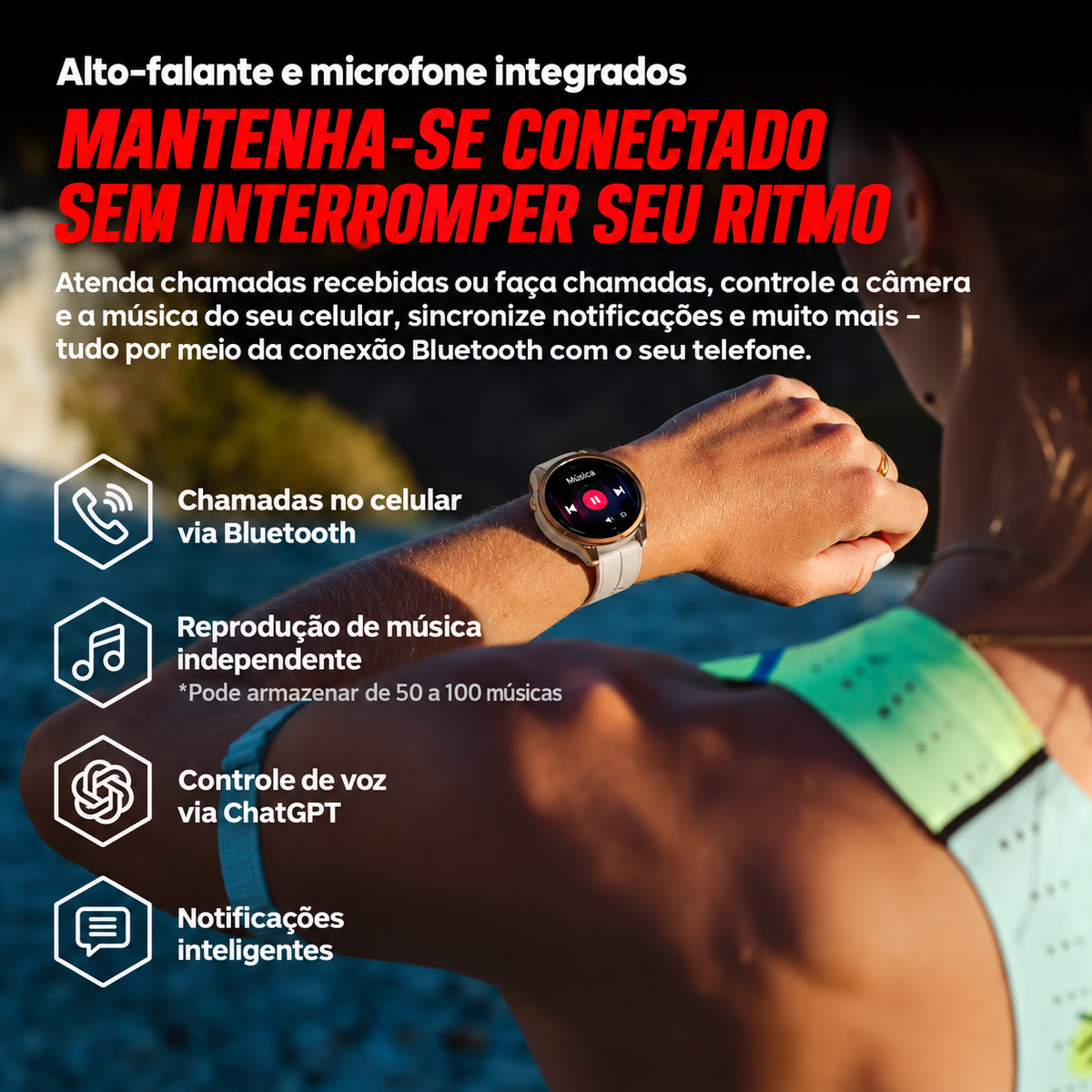 Smartwatch Esportivo GPS TrailForce