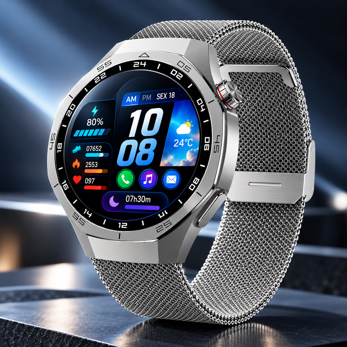 Smartwatch Masculino Esportivo GPS Altair