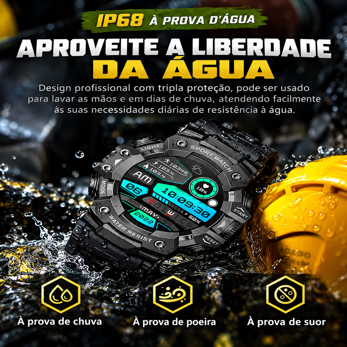 Smartwatch Militar Outdoor Terra Command