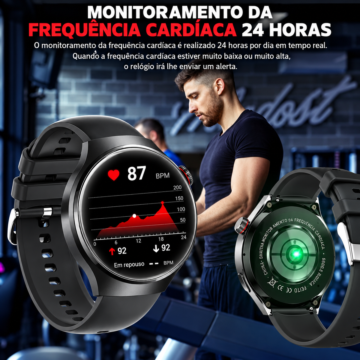 Smartwatch Outdoor GPS Trail Command