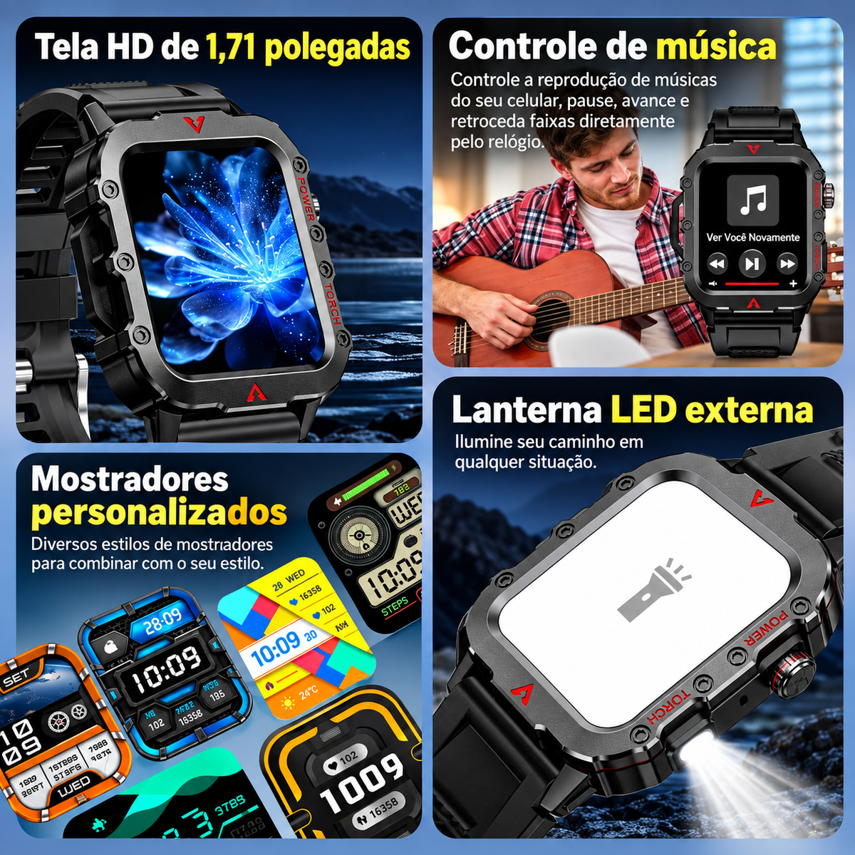 Smartwatch Esportivo FlashPoint