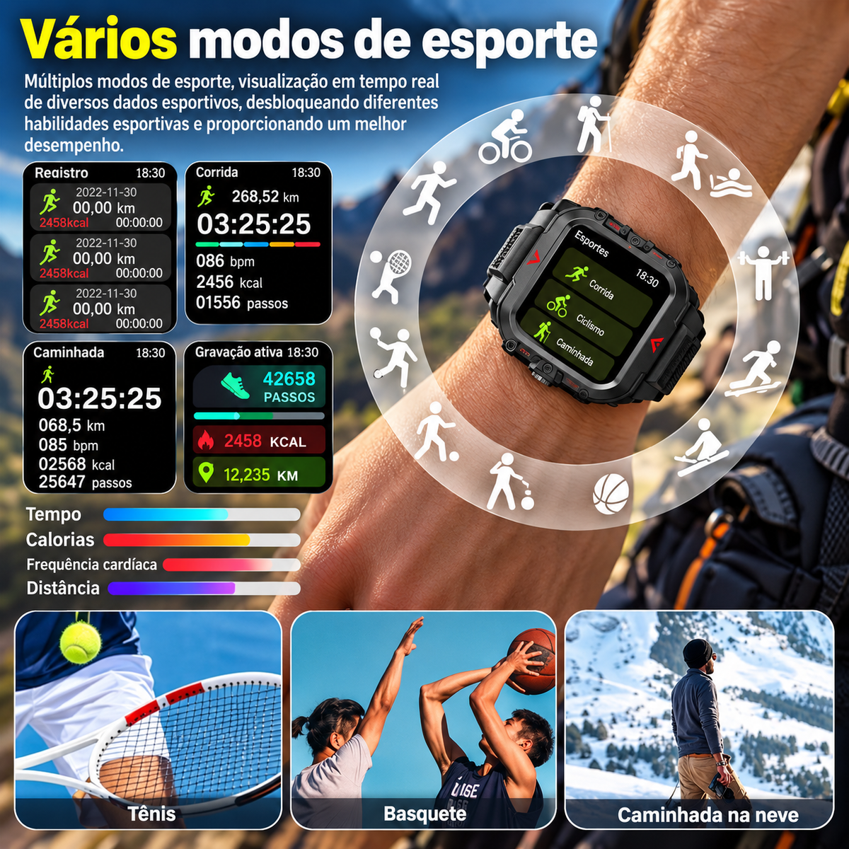 Smartwatch Esportivo FlashPoint