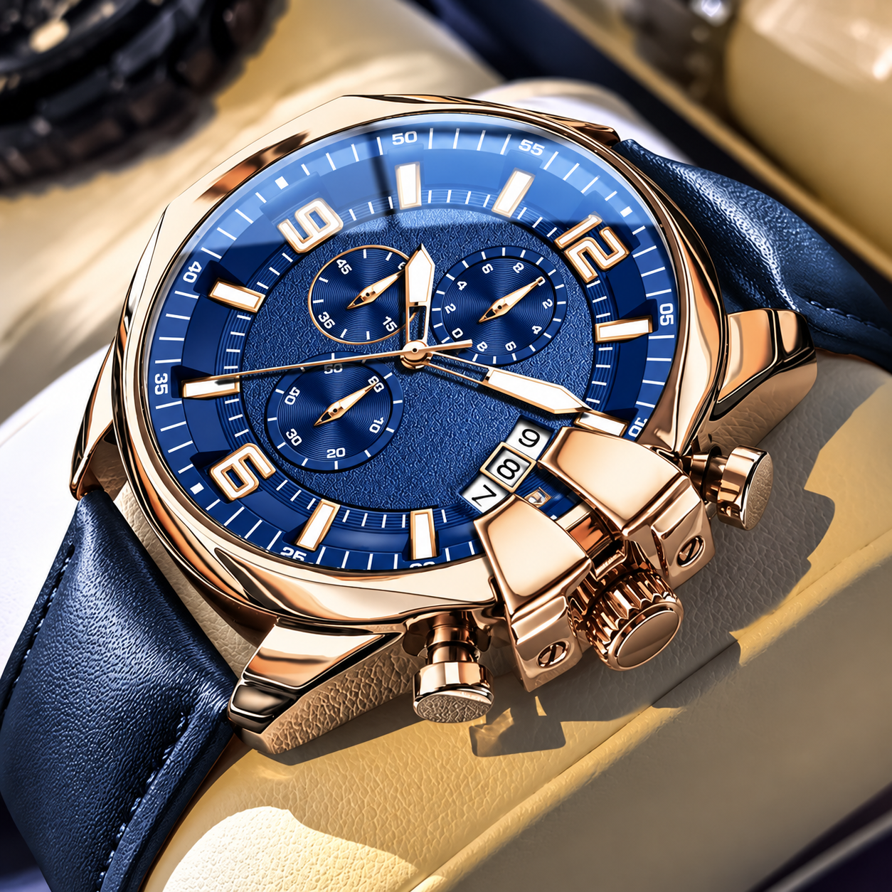 Relógio Masculino Vintage Ashford Date