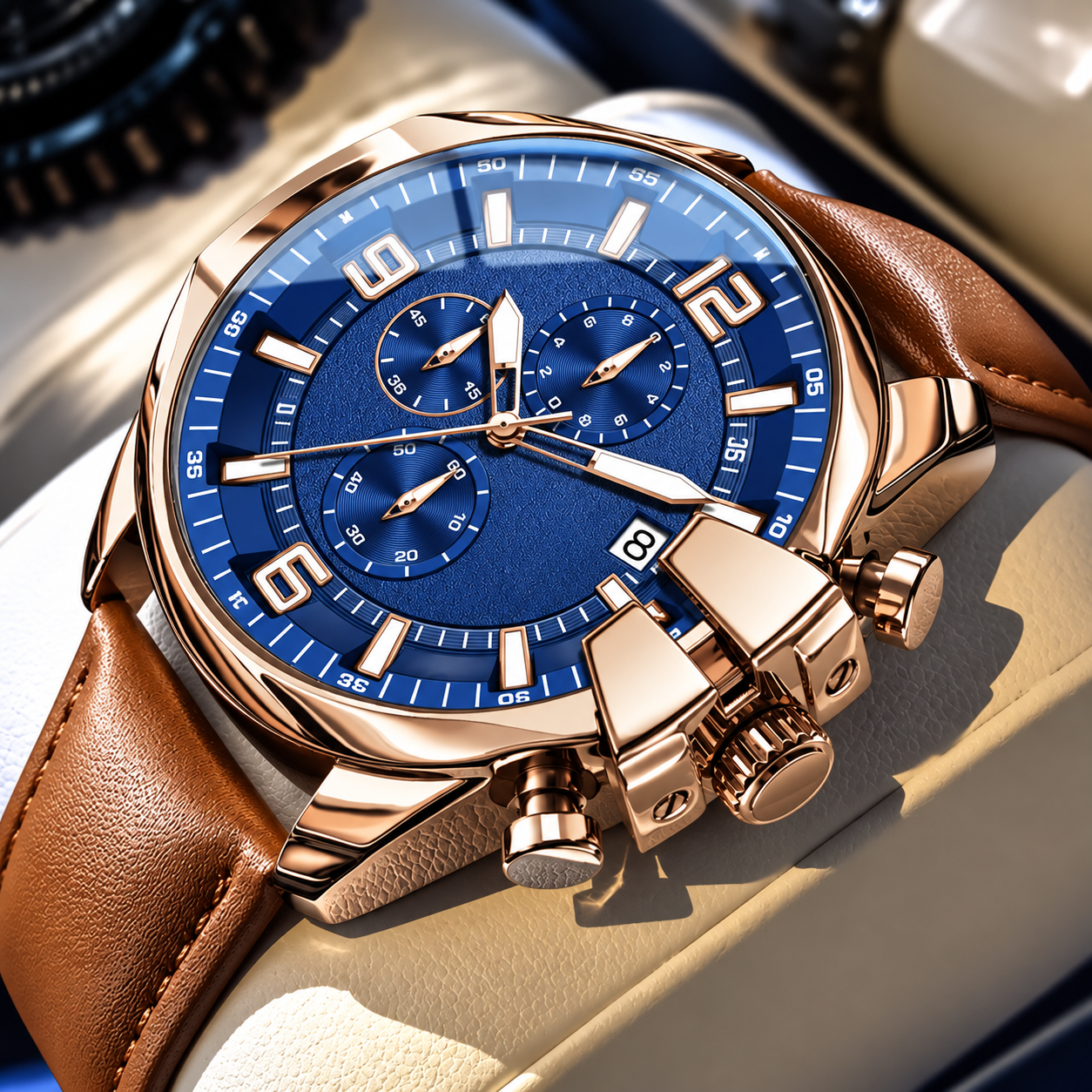 Relógio Masculino Vintage Ashford Date