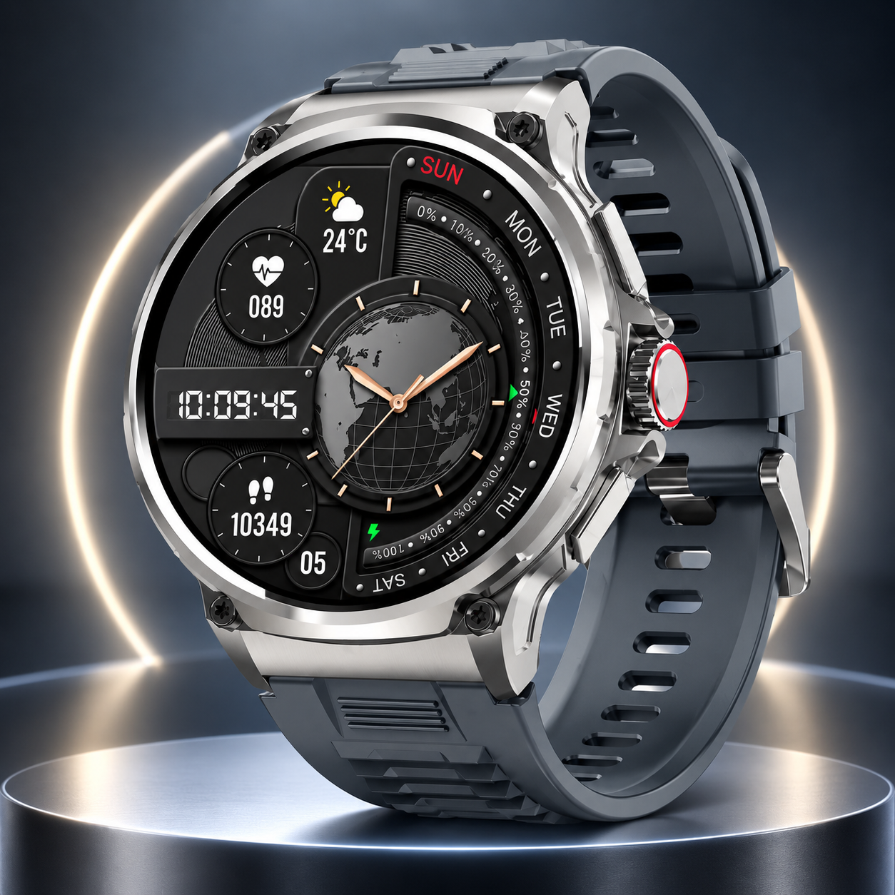 Smartwatch Esportivo GPS Horizon Pro