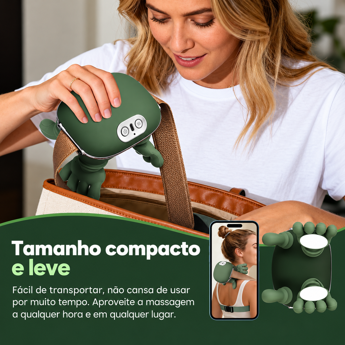 Massageador 4D Biônico Sem Fio ComfortPulse