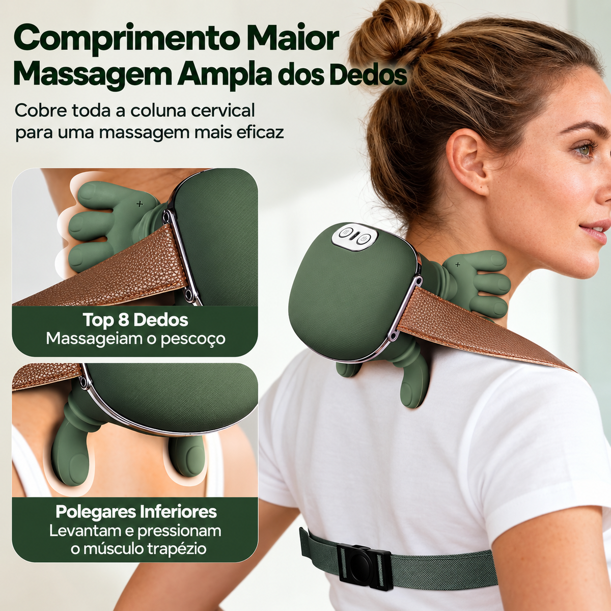 Massageador 4D Biônico Sem Fio ComfortPulse