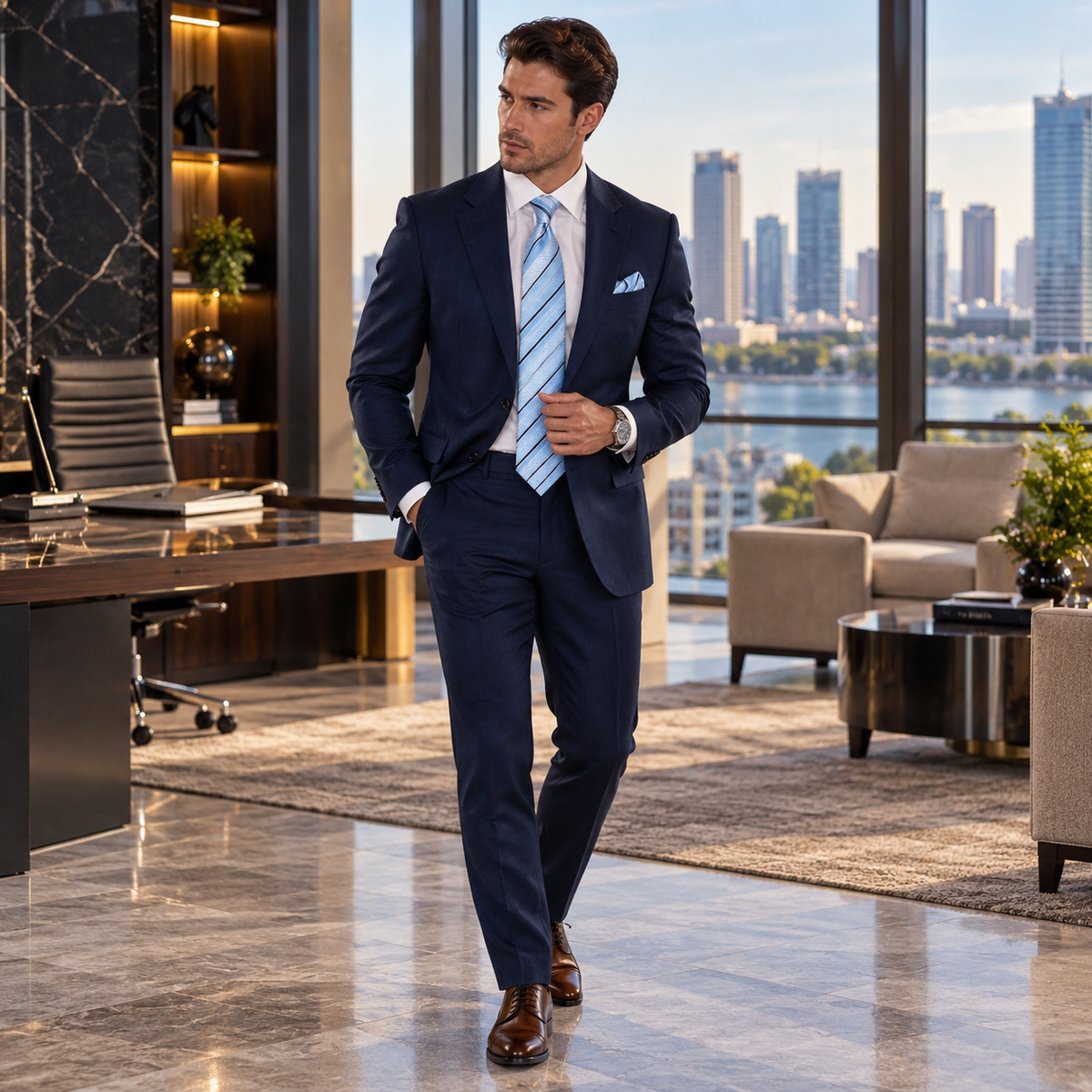 Gravata Masculina Social Marenciel