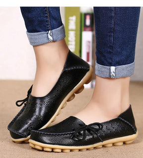 Mocassins de Couro Feminino Confortáveis