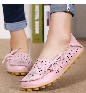 Mocassins de Couro Feminino Confortáveis