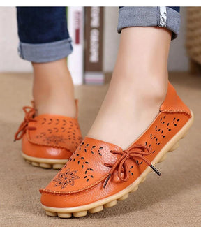 Mocassins de Couro Feminino Confortáveis