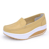 Mocassins Plataforma Feminino em Couro Legitimo - Conforto e Estilo