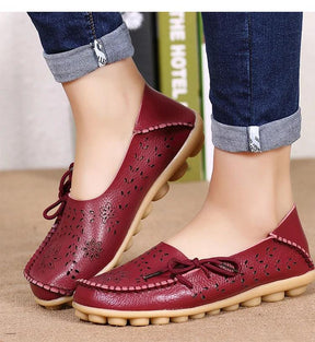 Mocassins de Couro Feminino Confortáveis