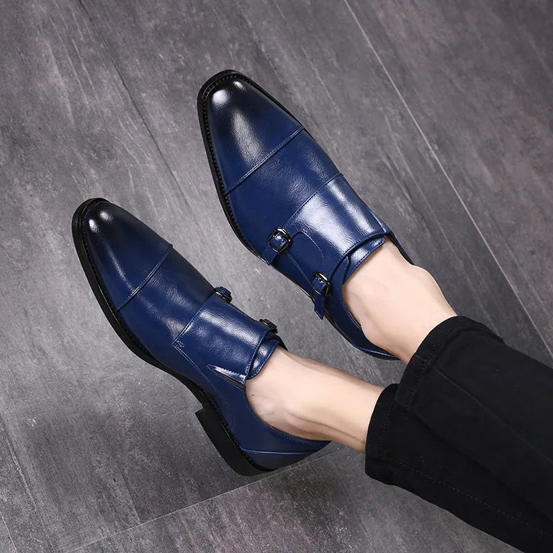 Sapato Social Masculino Derby com Fivela