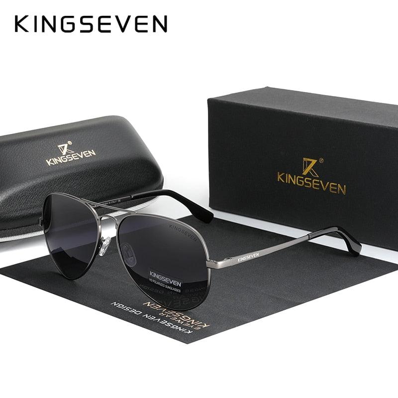 Óculos de Sol Aviador Polarizado Kingseven