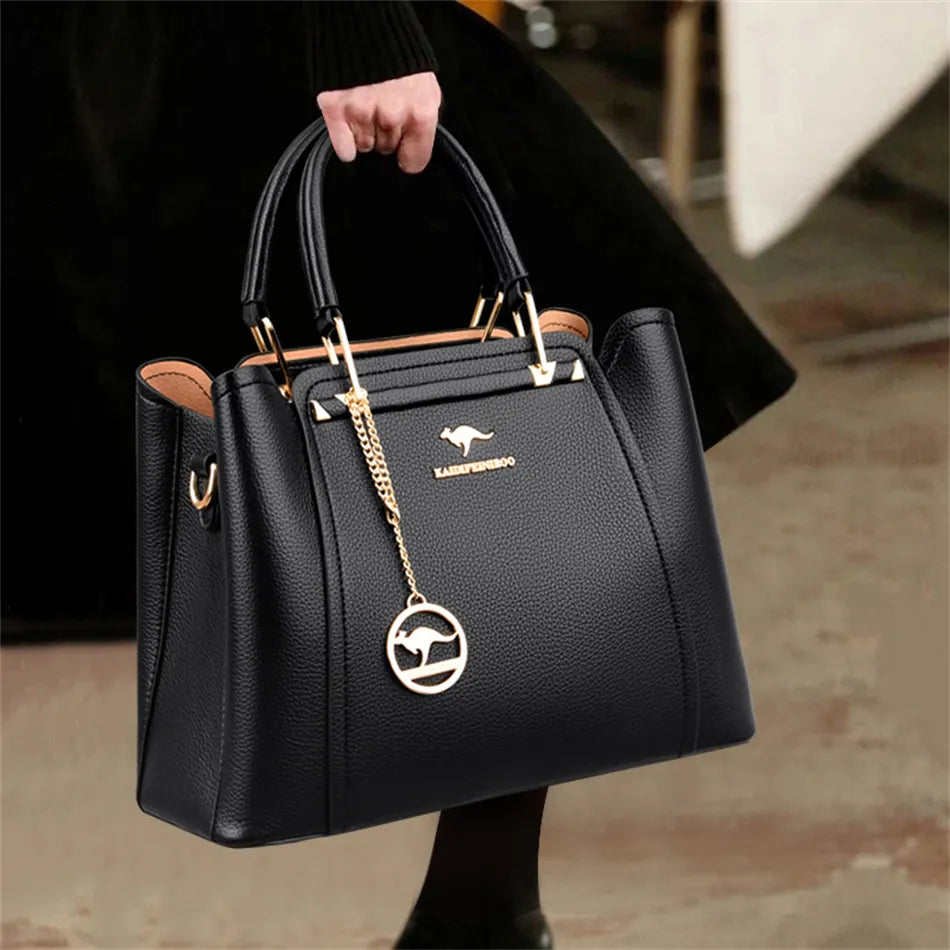 Bolsa Feminina Espaçosa de Luxo