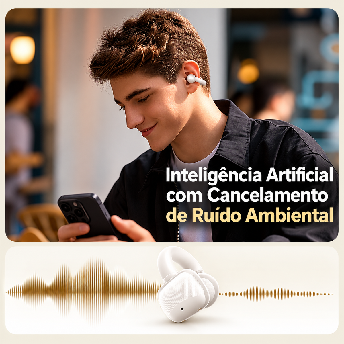 Fone de Ouvido Sem Fio Open Ear ArcBeat
