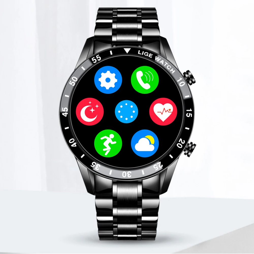 Smartwatch de Aço Lige