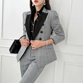 Conjunto Feminino Alfaiataria Blazer e Calça Bruna