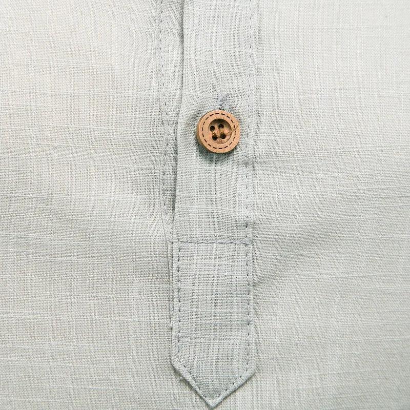 Camisa Masculina de Linho Algodão Oversized | Conforto e Estilo