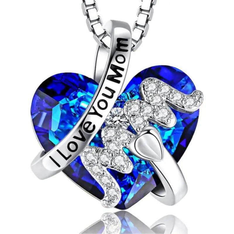 Colar Feminino com Pingente Coração de Mãe