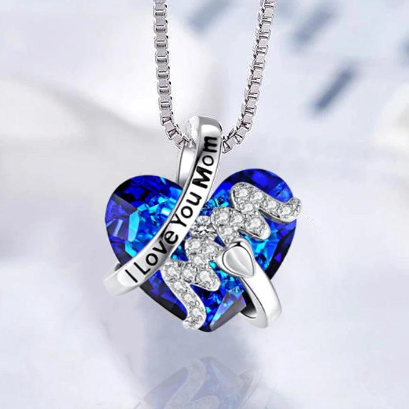 Colar Feminino com Pingente Coração de Mãe