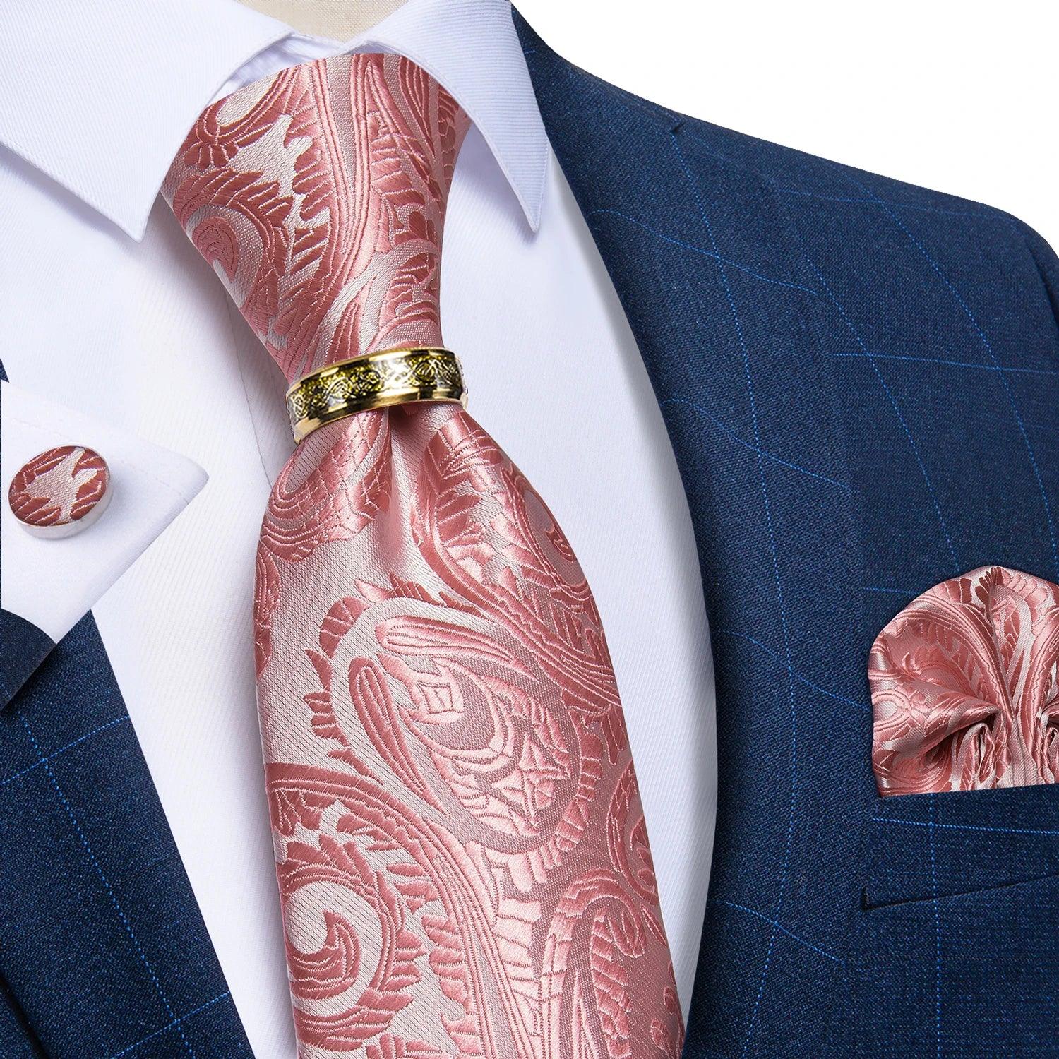 Gravata Masculina Floral 8cm – Elegante em Poliéster Premium