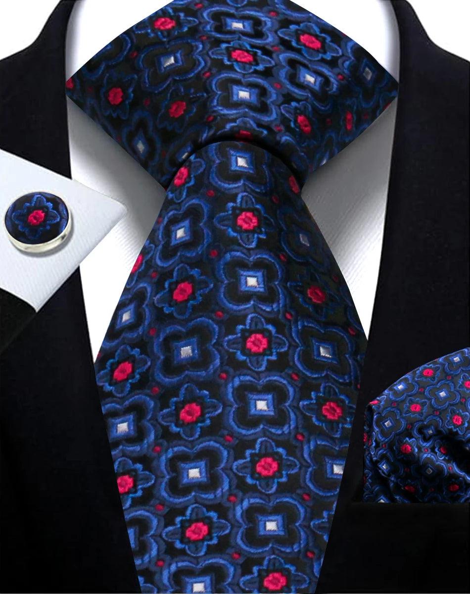 Gravata Masculina Paisley Jacquard | Elegância e Estilo
