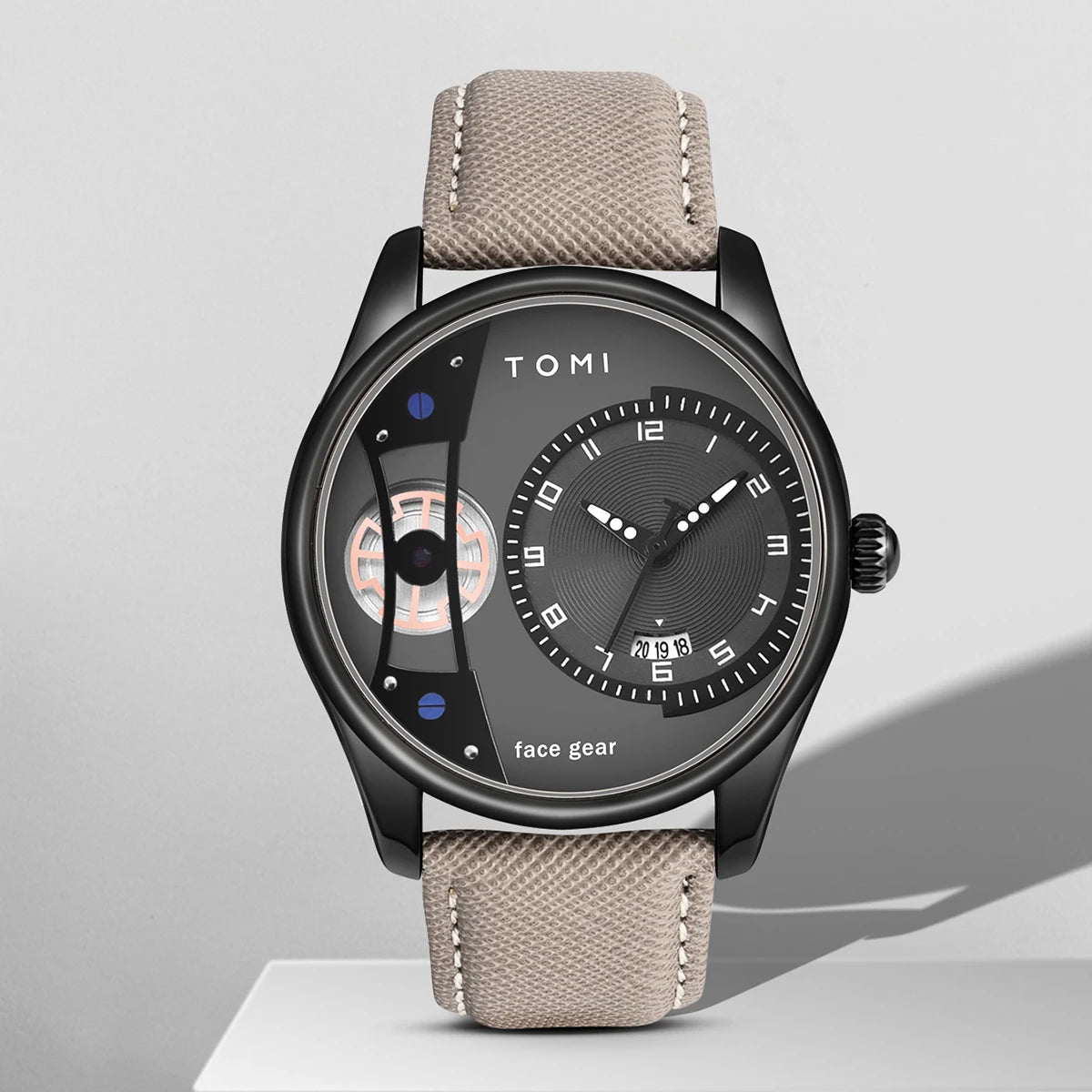 Relógio Masculino Minimalista de Quartzo TOMI
