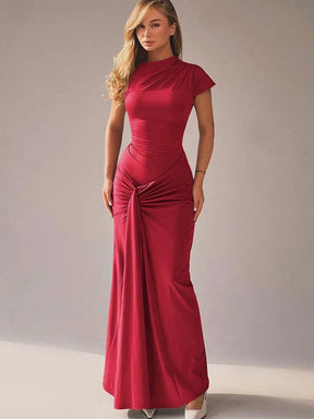 Vestido Longo Feminino Slim Fit Mozision