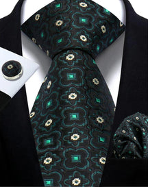 Gravata Masculina Paisley Jacquard | Elegância e Estilo